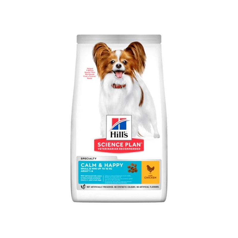 HILL'S Science Plan Calm et Happy Small et Miniature Puppy avec Poulet 300 g. HILL'S Science Plan Calm et Happy Small et Miniature Puppy avec Poulet 300 g.