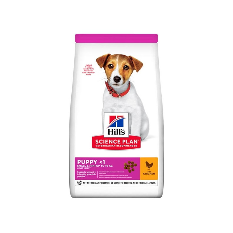 HILL'S Science Plan Small et Mini Puppy avec Poulet 300 g. HILL'S Science Plan Small et Mini Puppy avec Poulet 300 g.