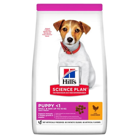 HILL'S Science Plan Small et Mini Puppy avec Poulet 300 g.