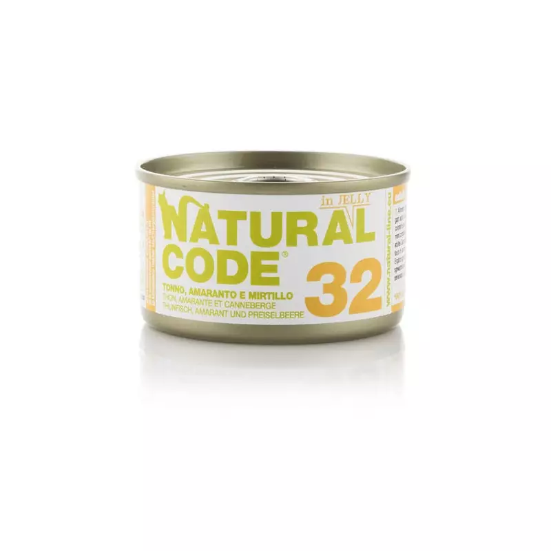 NATURAL CODE - 32 Tuna, Amaranth and Blueberry in jelly 85 gr.