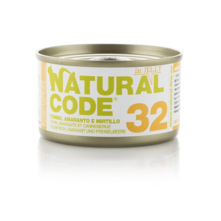 NATURAL CODE 32 Tonno Amaranto e Mirtillo 85 gr.(jelly) - 