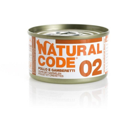 NATURAL CODE - 02 Pollo e Gamberetti 85 gr. - 