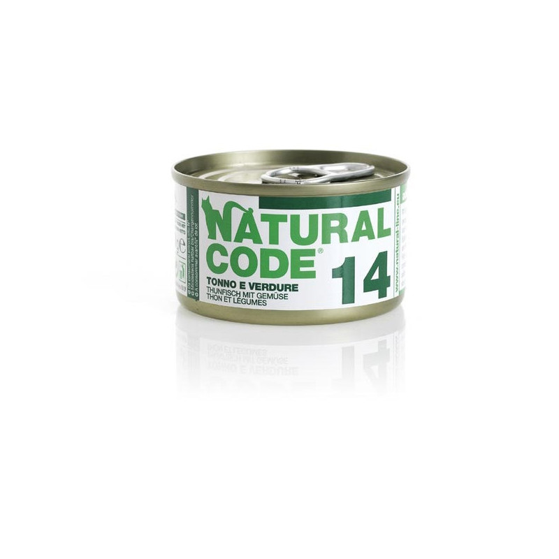 NATURAL CODE -14 Tuna and Vegetables 85 gr.