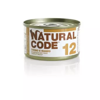 NATURAL CODE - 12 Tuna and Beef 85 gr.