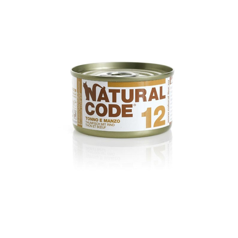 NATURAL CODE 12 Thon et Bœuf 85 g.