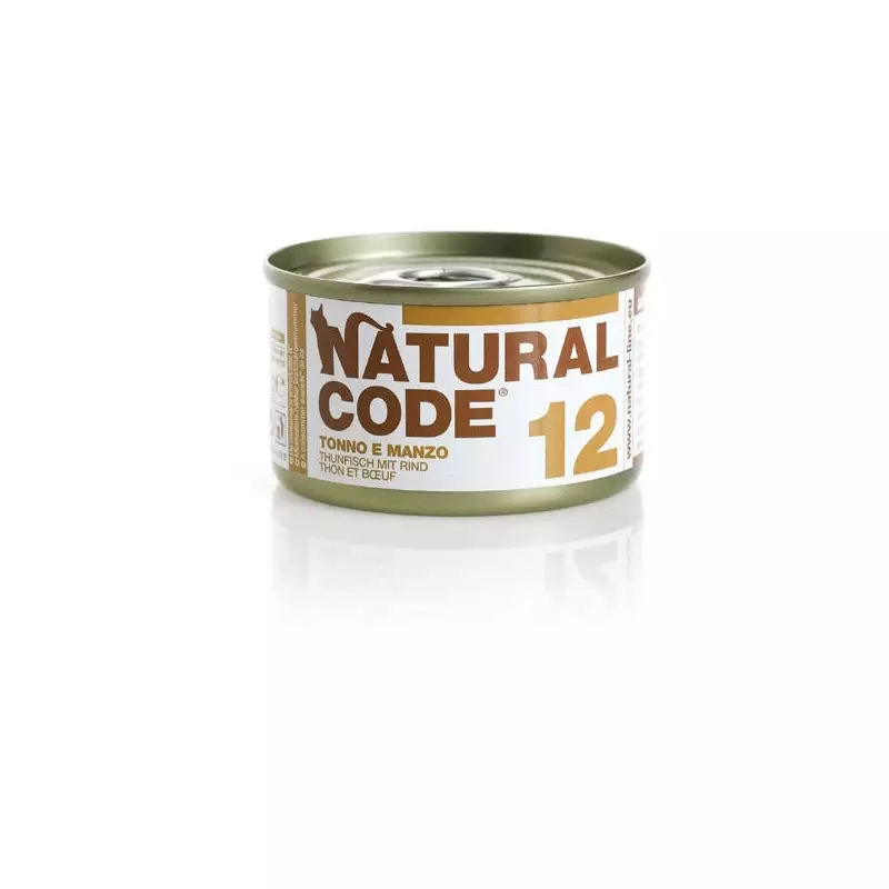 NATURAL CODE 12 Tonno e Manzo 85 gr.