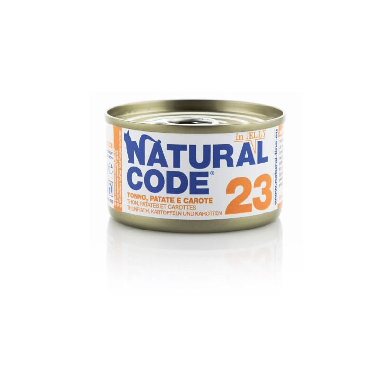 NATURAL CODE - 23 Thon,Pommes de terre et Carottes 85 g. NATURAL CODE - 23 Thon,Pommes de terre et Carottes 85 g.