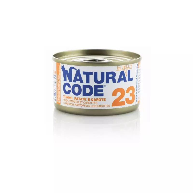 NATURAL CODE - 23 Tonno,Patate e Carote 85 gr.