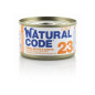 NATURAL CODE - 23 Thon,Pommes de terre et Carottes 85 g.