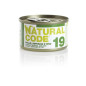 NATURAL CODE 19 Poulet Asparagi et Riz 85 g.