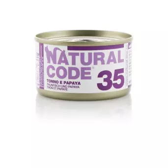 NATURAL CODE - 35 Tuna and Papaya 85 gr.