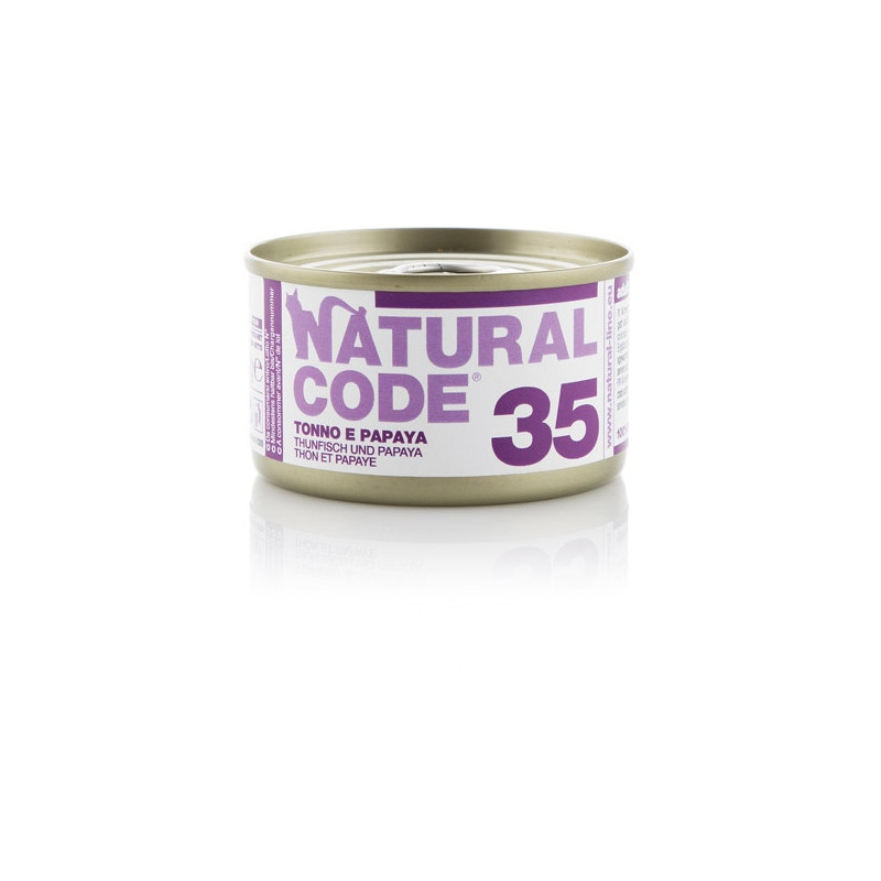 NATURAL CODE - 35 Thon et Papaya 85 g. NATURAL CODE - 35 Thon et Papaya 85 g.