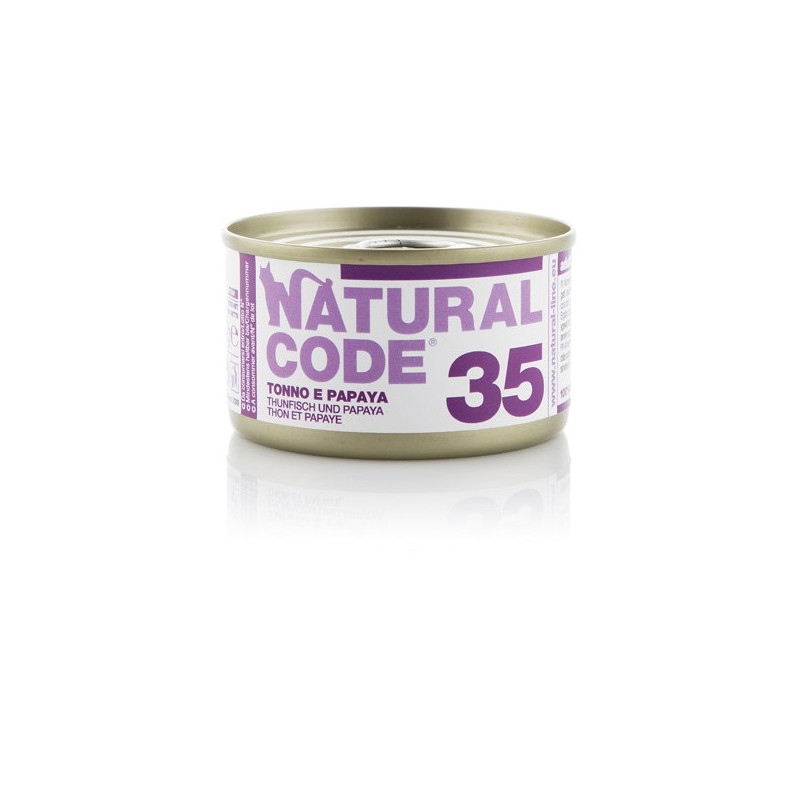 NATURAL CODE - 35 Tuna and Papaya 85 gr.