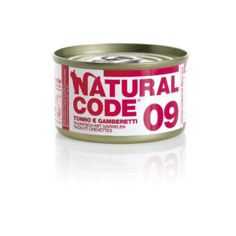 NATURAL CODE - 09 Tuna and Shrimps 85 gr.
