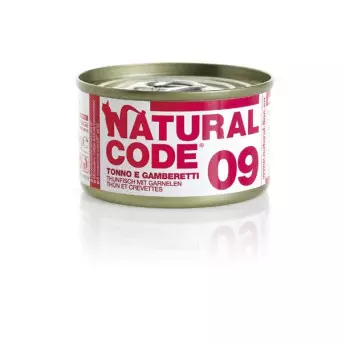NATURAL CODE - 09 Tuna and Shrimps 85 gr.