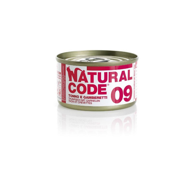 NATURAL CODE - 09 Tuna and Shrimps 85 gr.