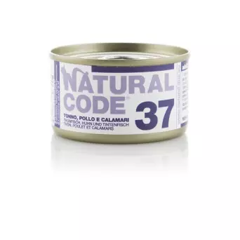 NATURAL CODE 37 Tonno,Pollo e Calamari 85 gr. - 
