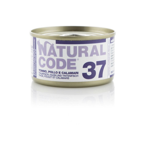 NATURAL CODE - 37 Tuna, Chicken and Squid 85 gr.