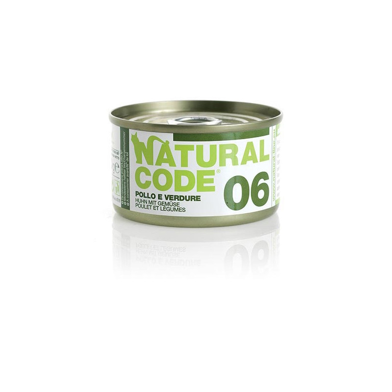 NATURAL CODE 06 Poulet et Verdure 85 g. NATURAL CODE 06 Poulet et Verdure 85 g.