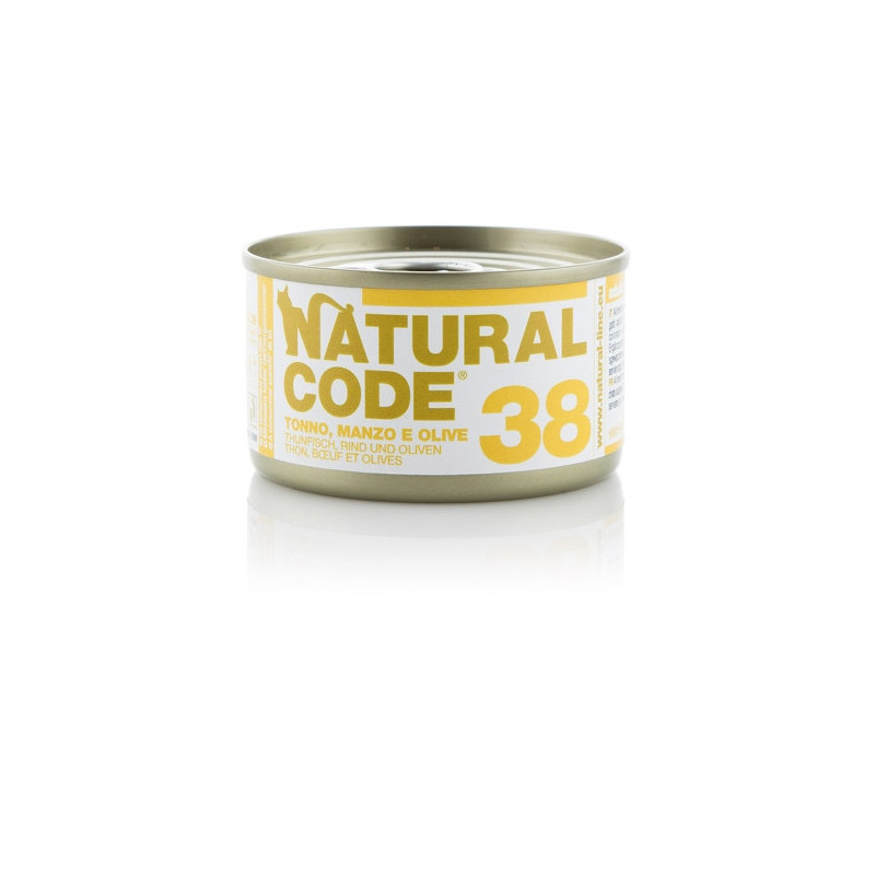NATURAL CODE - 38 Tuna, Beef and Olives 85 gr.