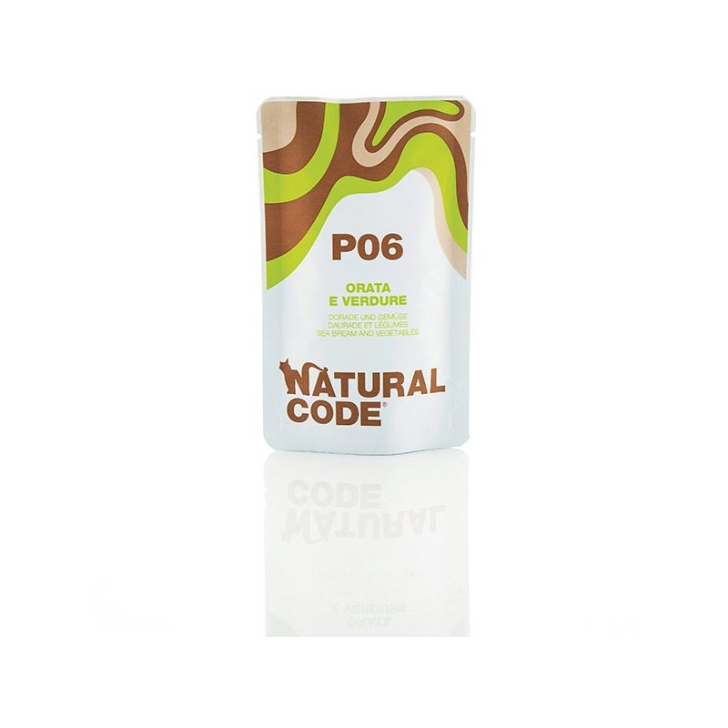 NATURAL CODE P06 Orata et Verdure in Acqua di Cottura ( 1 Sachet 70 g. ) NATURAL CODE P06 Orata et Verdure in Acqua di Cottura ( 1 Sachet 70 g. )