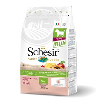 SCHESIR Bio Organic Puppy Medium & Large Pollo 2,50 kg. - 