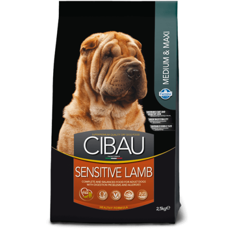 Farmina cibau adult medium & maxi sensitive lamb 12 kg
