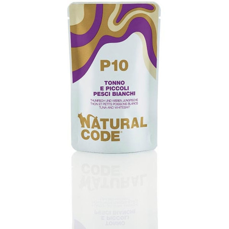 Natural Code P10 Tonno e Piccoli pesci bianchi in Acqua di cottura ( 1 bustina 70 gr.) - 