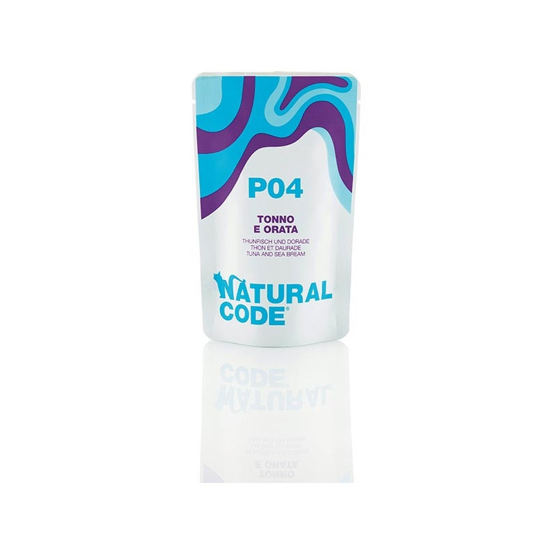 Natural Code P04 Thon et Orata in Acqua di cottura ( 1 Sachet 70 g.) Natural Code P04 Thon et Orata in Acqua di cottura ( 1 Sachet 70 g.)