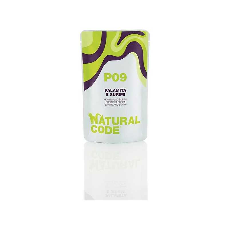 Natural Code P09 Palamita et Surimi in Acqua di cottura (1 Sachet 70 g.)