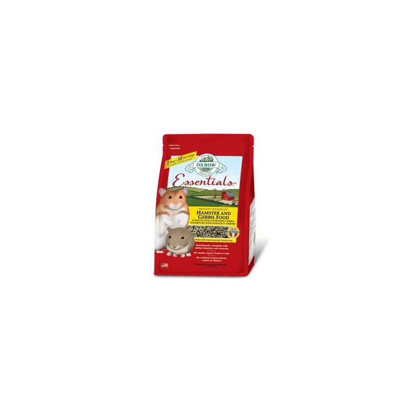 OXBOW ANIMAL HEALTH Essentials Hamster and Gerbil Food 450 g. OXBOW ANIMAL HEALTH Essentials Hamster and Gerbil Food 450 g.