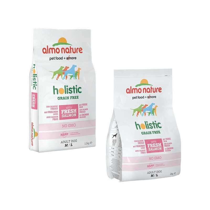 ALMO NATURE Holistic Grain Free M/L Saumon et Pommes de terre 2 kg. ALMO NATURE Holistic Grain Free M/L Saumon et Pommes de terre 2 kg.