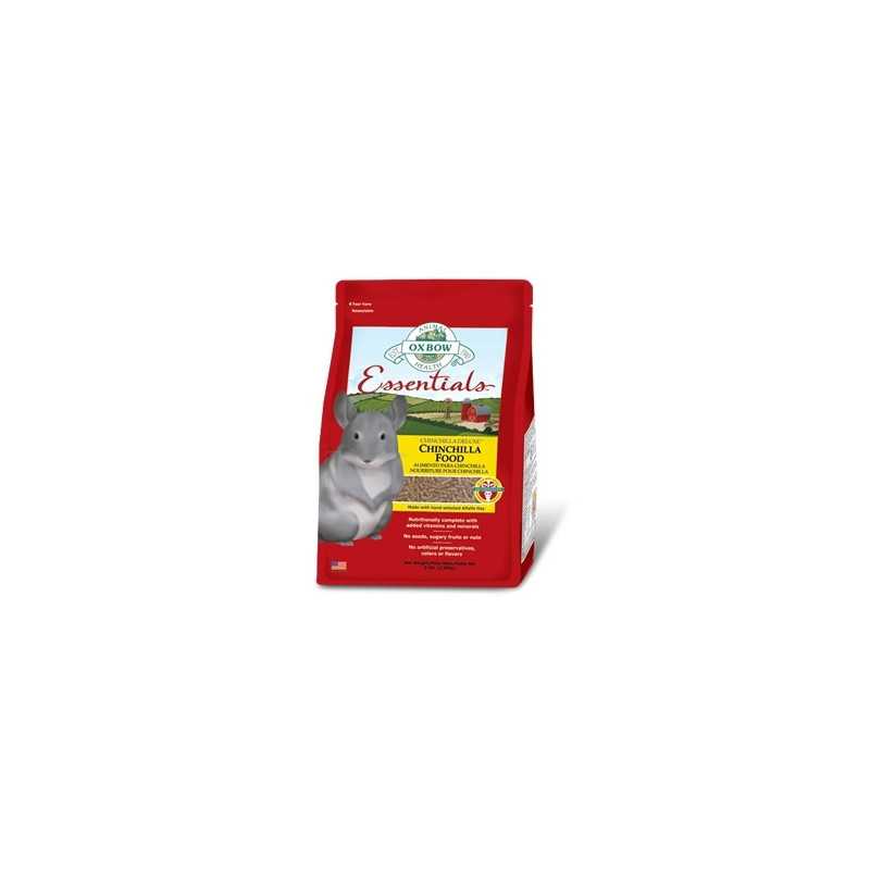 OXBOW ANIMAL HEALTH Essentials Chinchilla Food 4.54 kg. OXBOW ANIMAL HEALTH Essentials Chinchilla Food 4.54 kg.