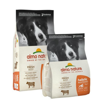 ALMO NATURE Holistic Medium Beef and Rice 12 kg.