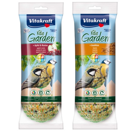 VITAKRAFT Vita Garden Palle di Grasso con Insetto 4 pz. - 