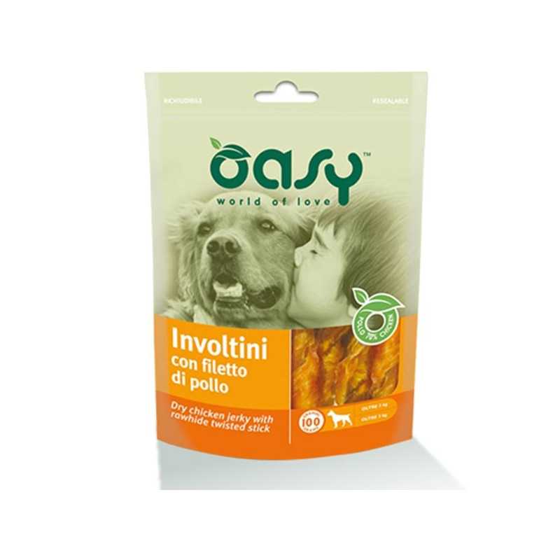 OASY Snack Involtini avec filetto di Poulet 100 g.