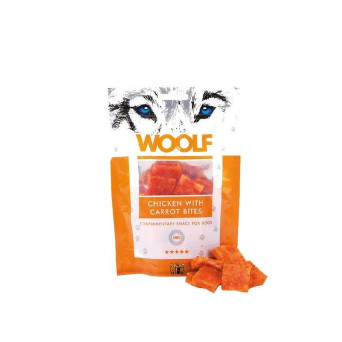 WOOLF Chicken and Carrot Squares 100 gr.
