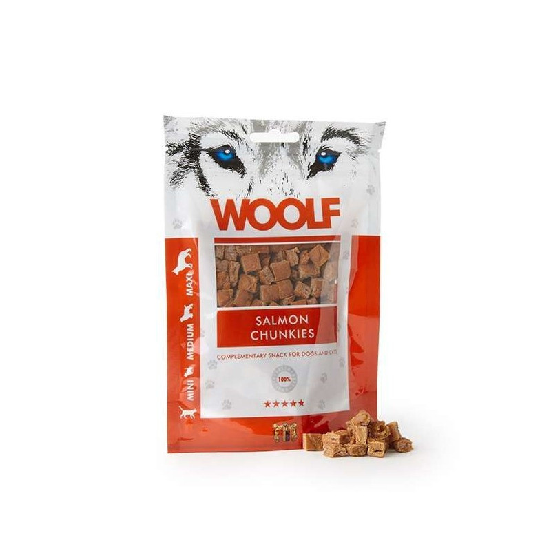 WOOLF Soft Salmon Chunks 100 gr.