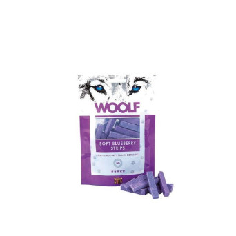 WOOLF Blueberry and Chicken Soft Strips 100 gr.