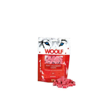 WOOLF Soft Squares with Cranberry 100 gr.