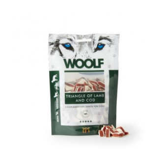 WOOLF Triangolini di Agnello e Merluzzo 100 gr. - 