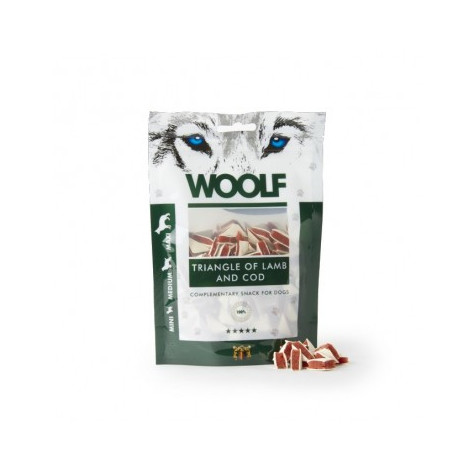 WOOLF Triangolini di Agnello e Merluzzo 100 gr. - 