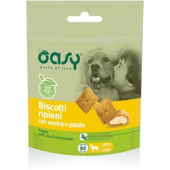 OASY Snack Stuffed Biscuits for puppies 70 gr.