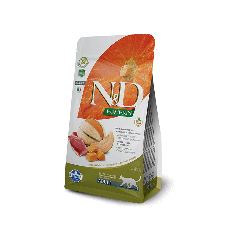 FARMINA N et D canard, citrouille et melon cantaloup Grain Free 1,5 kg FARMINA N et D canard, citrouille et melon cantaloup Grain Free 1,5 kg