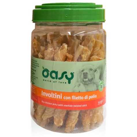 OASY Involtini avec Filetto di Poulet ( 1 barattolo 350 g).