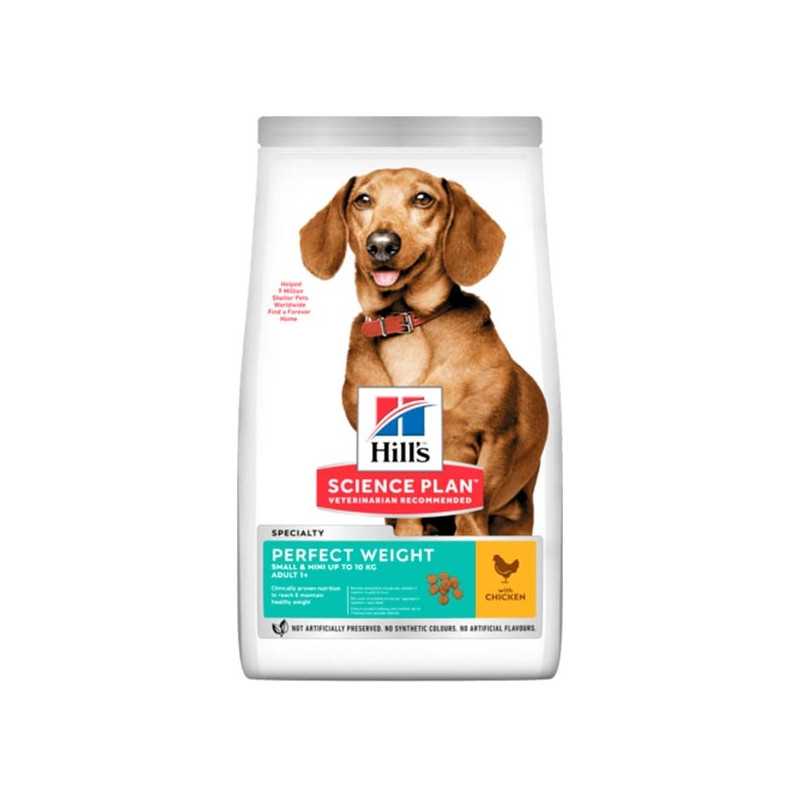 HILL'S Science Plan Perfect Weight Small et Mini Adult avec Poulet 250 g. HILL'S Science Plan Perfect Weight Small et Mini Adult avec Poulet 250 g.