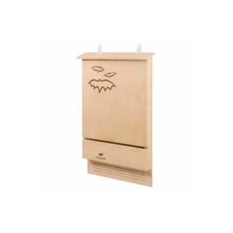 FERPLAST Bat House - Casetta In Legno Per Pipistrelli 39 x 7 x 58 cm - 