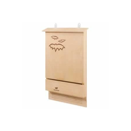 FERPLAST Bat House - Casetta In Legno Per Pipistrelli 39 x 7 x 58 cm - 