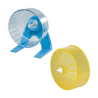 FERPLAST Ruota per Criceti con Supporto | 11 x h 16,8 cm - ø 14,5 cm -
