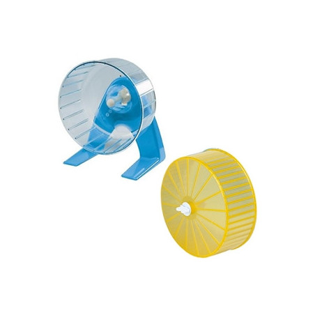 FERPLAST Ruota per Criceti con Supporto | 11 x h 16,8 cm - ø 14,5 cm - 